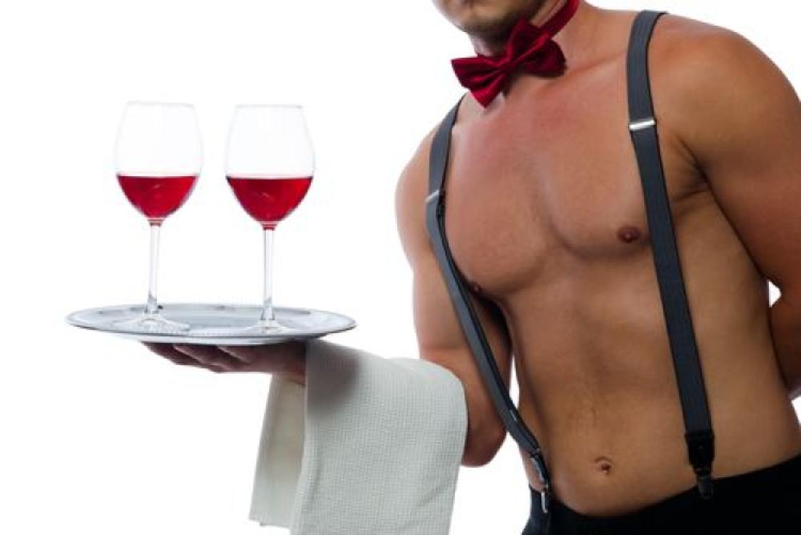 Dinner, Wine With Optional Male Stripper - 1