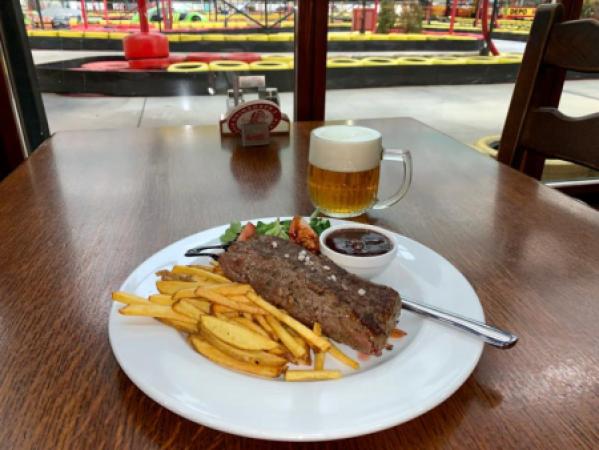 Indoor Go Karting & Steak Meal