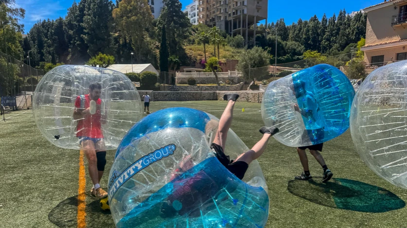 bubble football albufeira