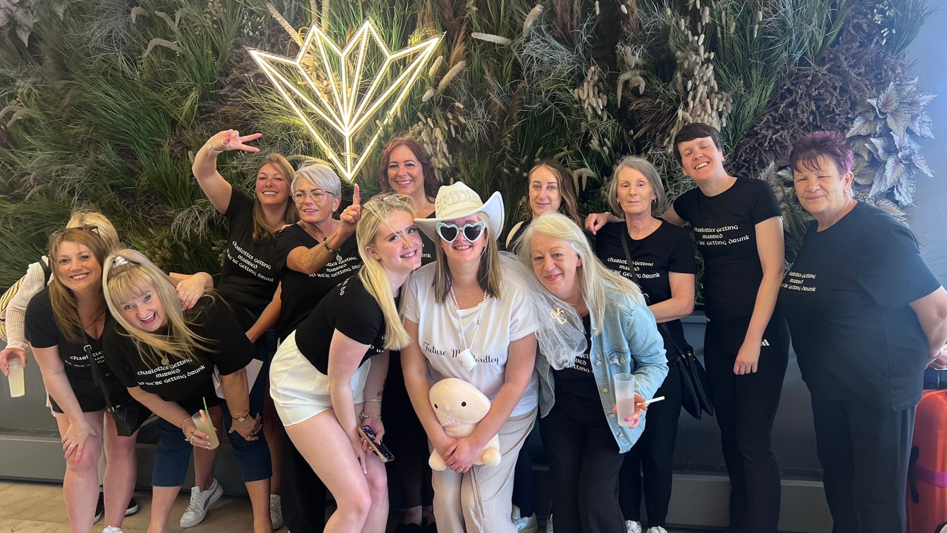 Hen group in Benidorm
