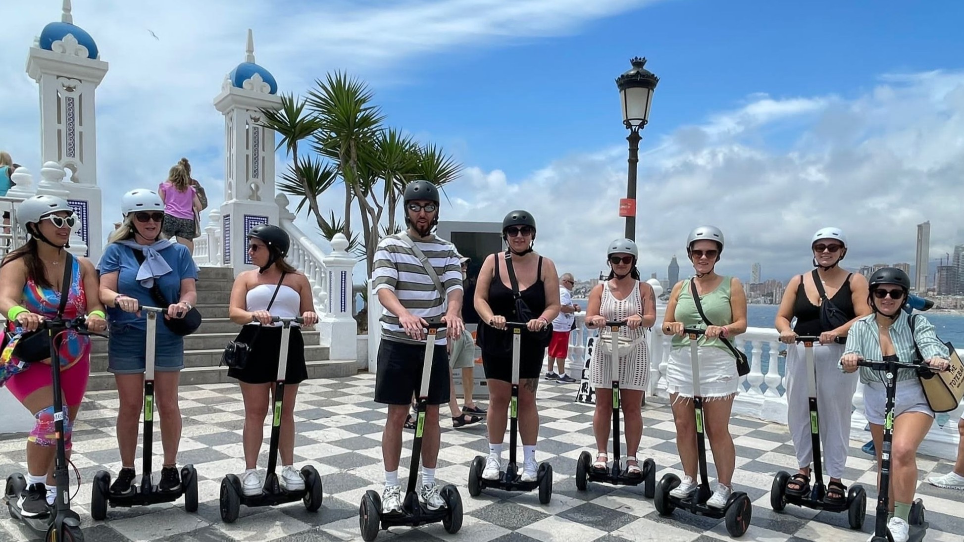 group party on Benidorm segway tour
