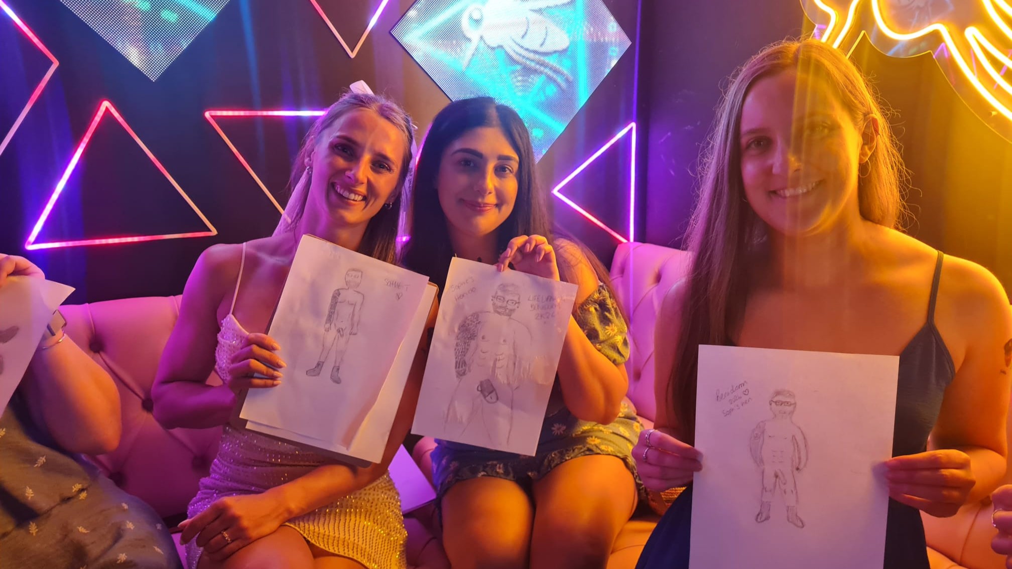 hen party life drawing activity