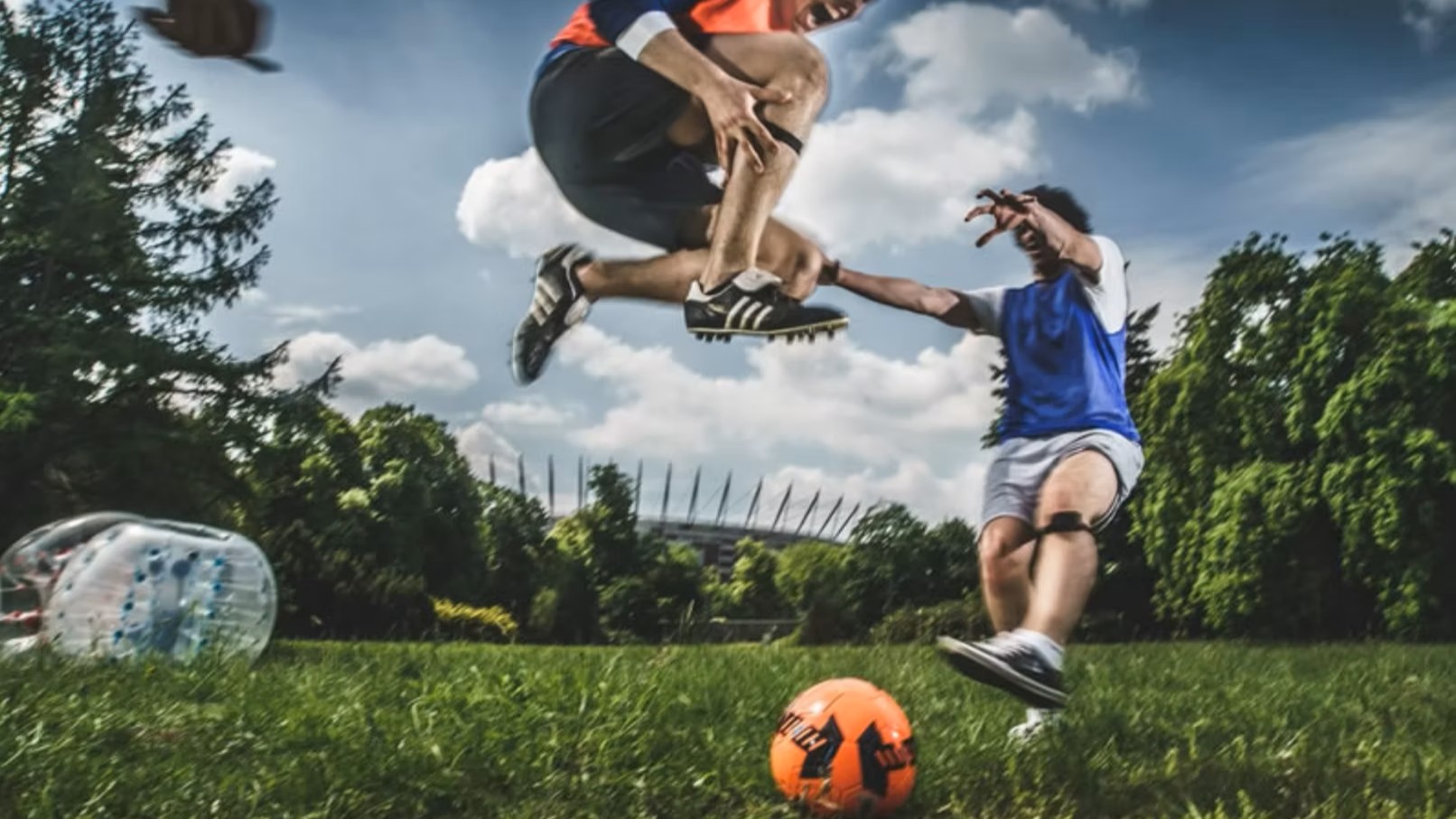 shock football in action