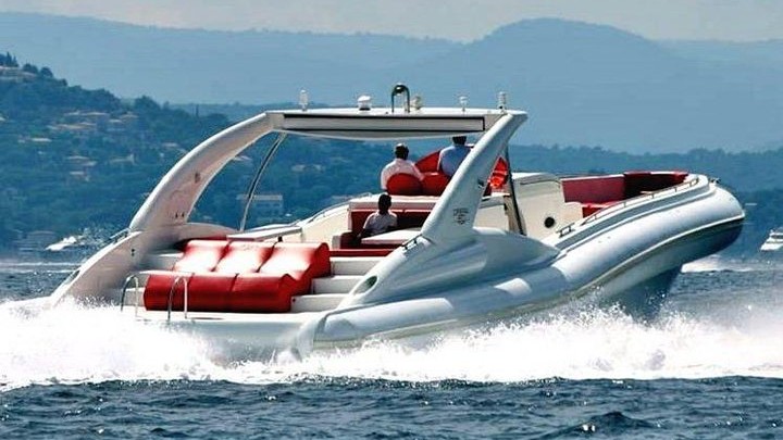 private boat on the water