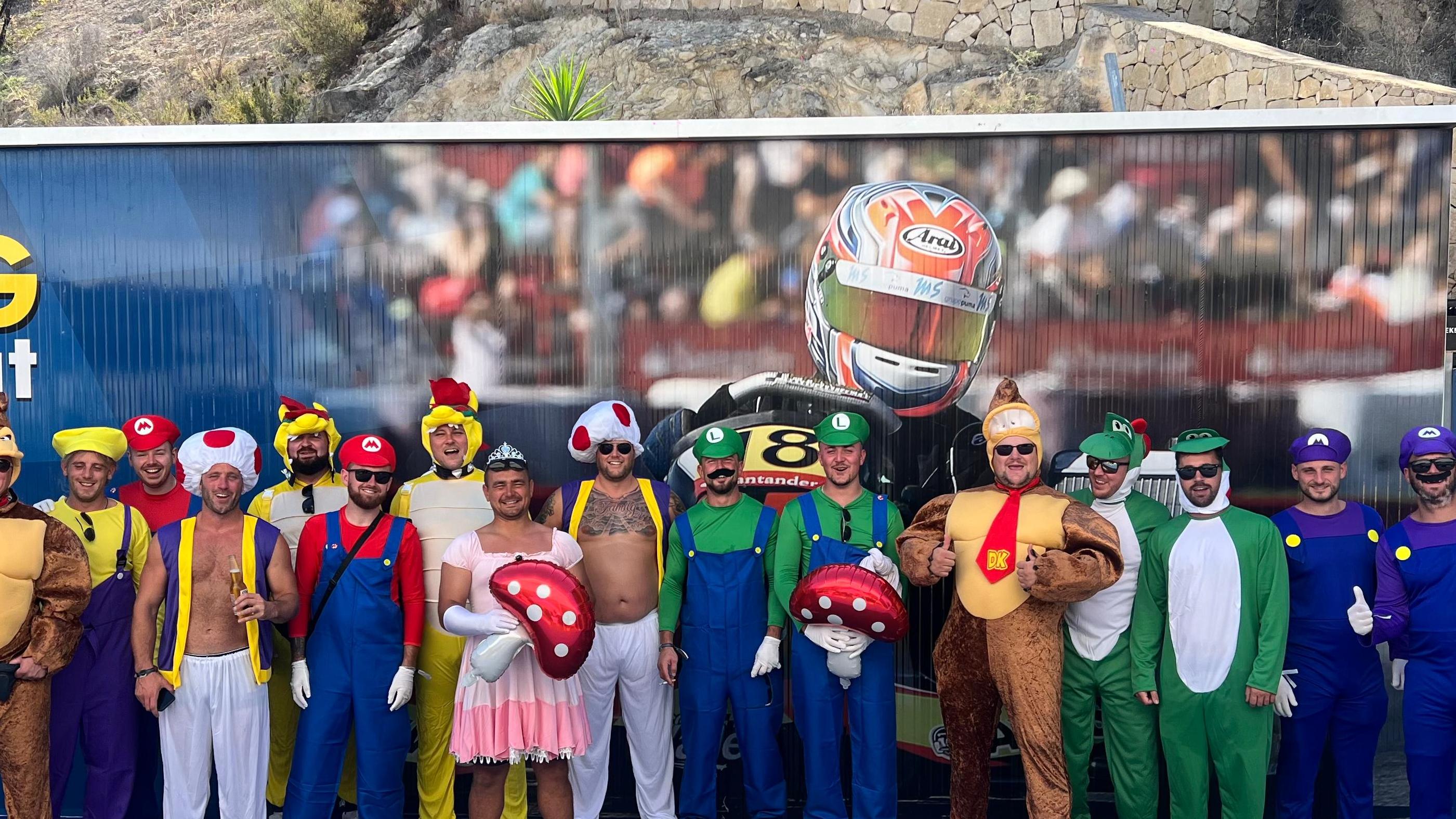 Benidorm go karting stag weekend activity